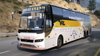Volvo B11R Bus Mod For GTA 5 HQ Exterior + MQ Interior + Liveries
