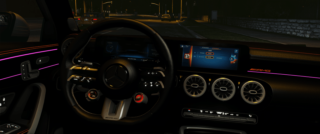 Mercedes-Benz A45 AMG 2024 HQ Interior + Engine + Boot + VehFuncs V