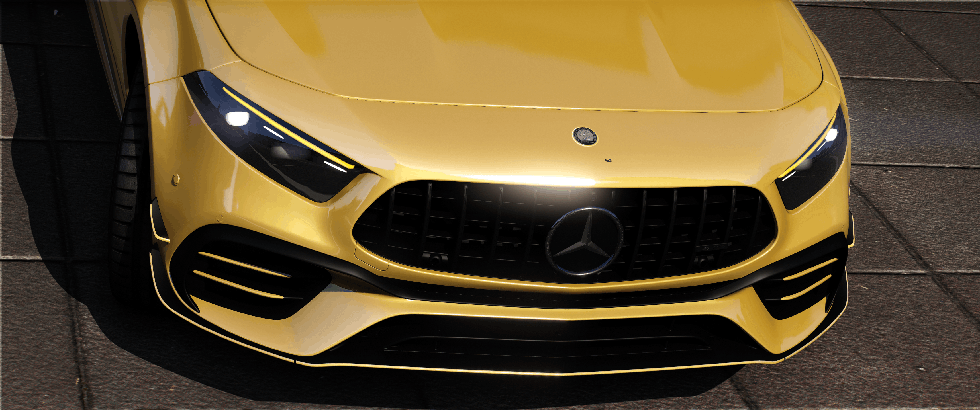 Mercedes-Benz A45 AMG 2024 HQ Interior + Engine + Boot + VehFuncs V