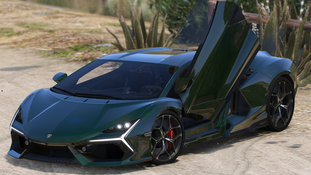 Lamborghini Revuelto 2024, Working Spoiler + HQ Interior + Exterior + Engine + Boot