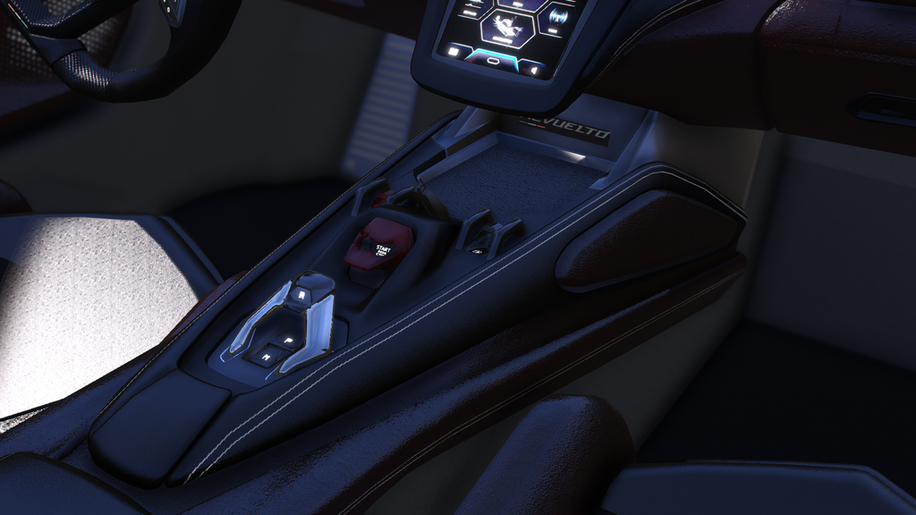 Lamborghini Revuelto 2024, Working Spoiler + HQ Interior + Exterior + Engine + Boot