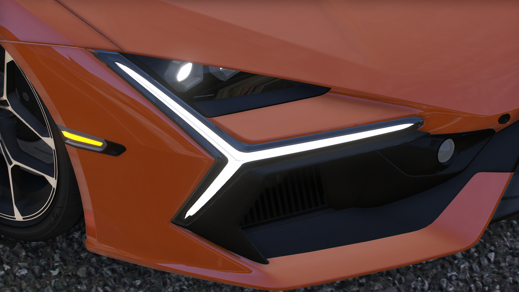 Lamborghini Revuelto 2024, Working Spoiler + HQ Interior + Exterior + Engine + Boot