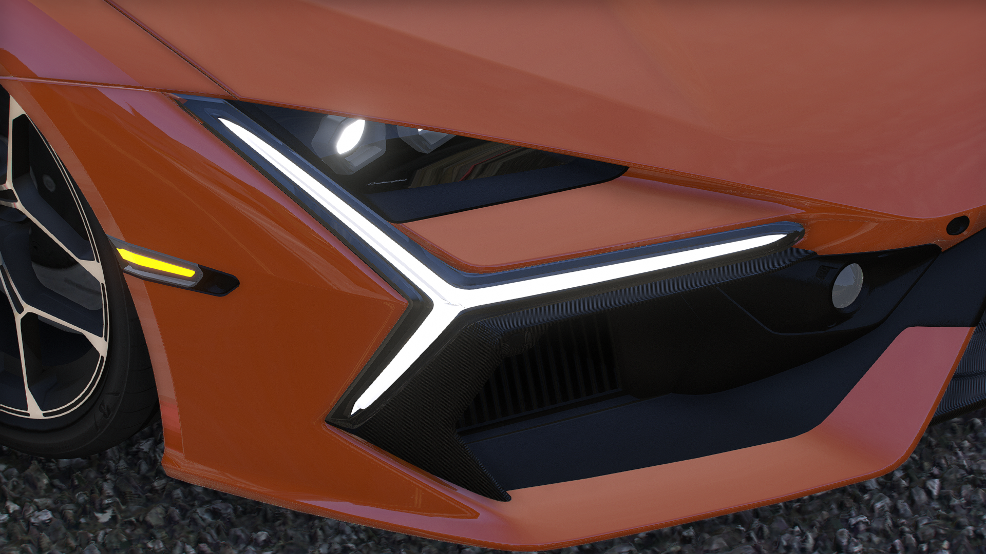 Lamborghini Revuelto 2024, Working Spoiler + HQ Interior + Exterior + Engine + Boot