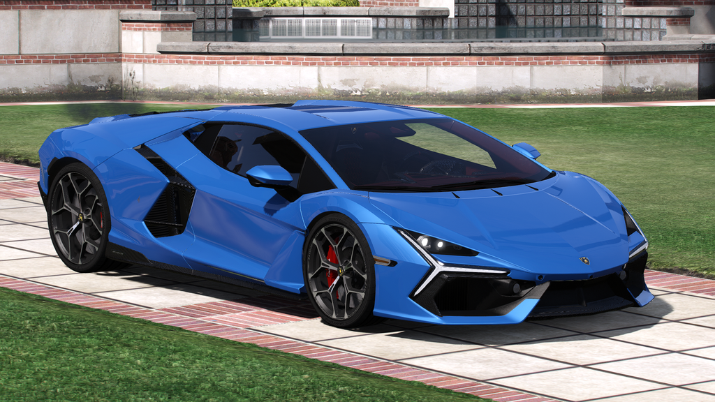 Lamborghini Revuelto 2024, Working Spoiler + HQ Interior + Exterior + Engine + Boot