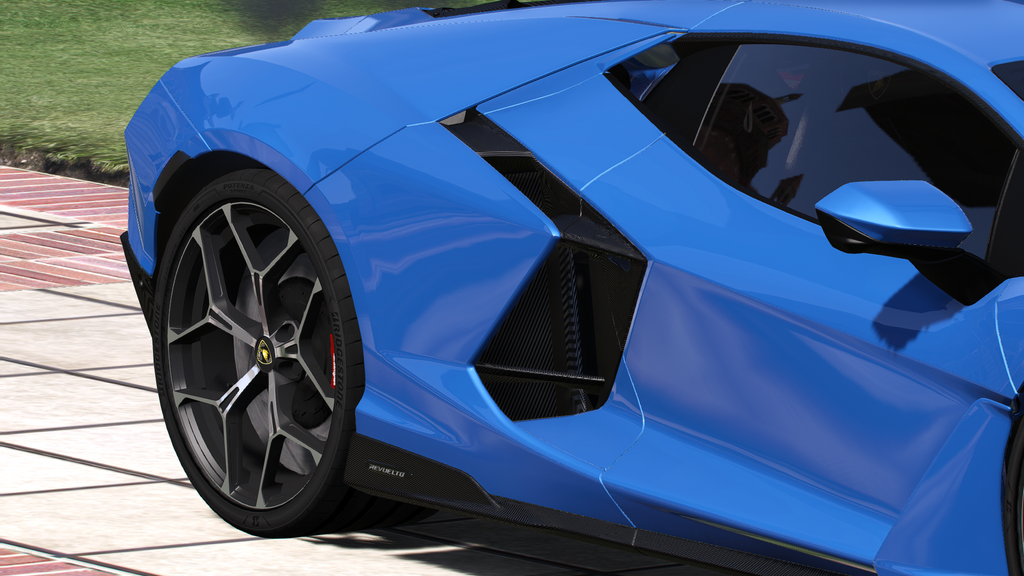 Lamborghini Revuelto 2024, Working Spoiler + HQ Interior + Exterior + Engine + Boot
