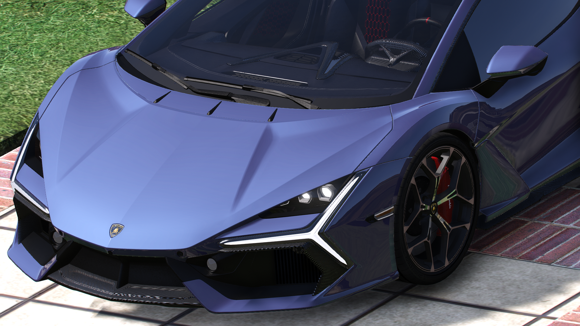 Lamborghini Revuelto 2024, Working Spoiler + HQ Interior + Exterior + Engine + Boot