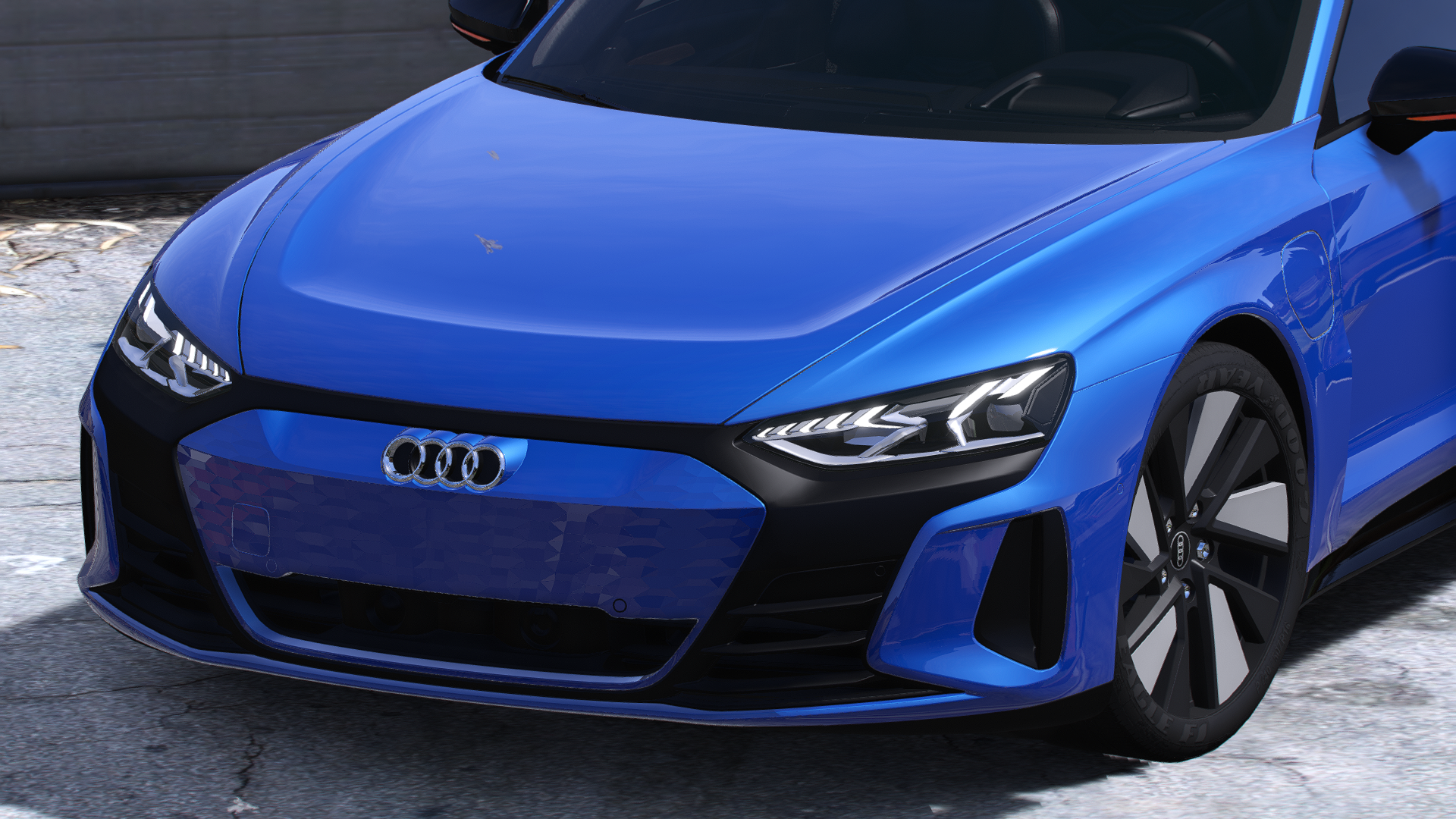 Audi E-Tron GT HQ Engine, Boot, HQ Interior + Exterior For GTA 5