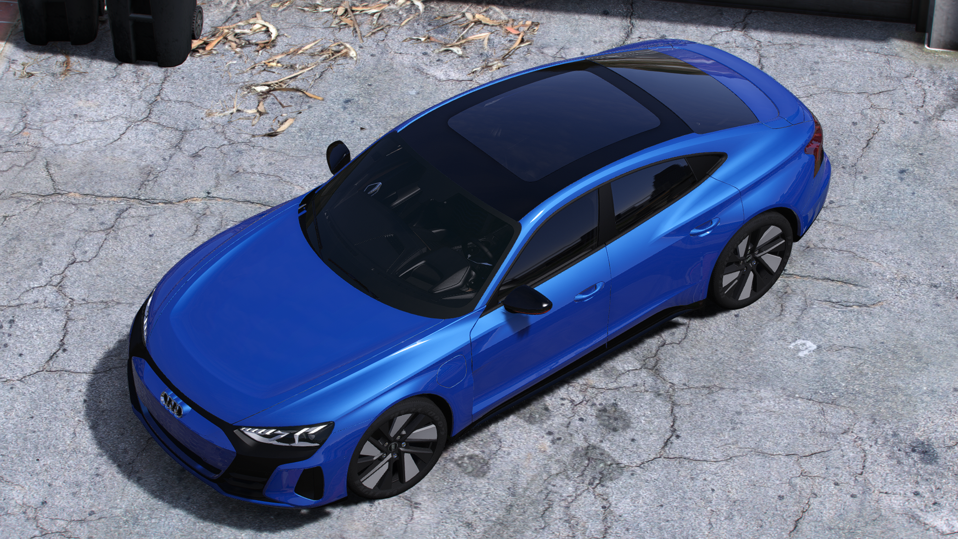 Audi E-Tron GT HQ Engine, Boot, HQ Interior + Exterior For GTA 5