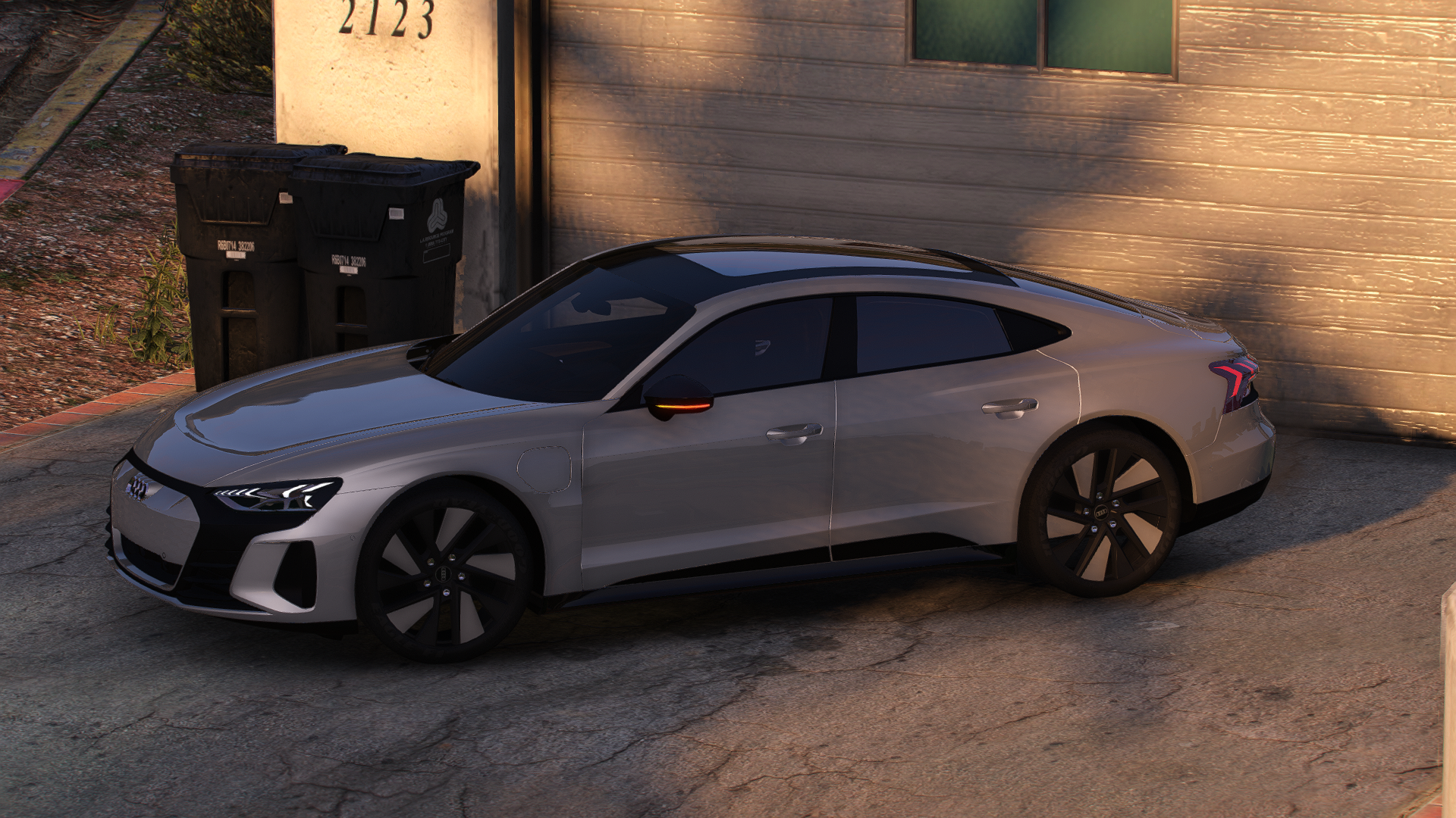 Audi E-Tron GT HQ Engine, Boot, HQ Interior + Exterior For GTA 5