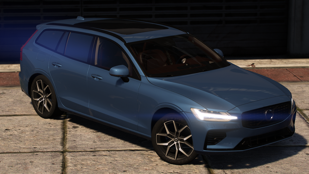 Volvo V60 2020, AO, Boot, Dynamic Indicators HQ Exterior + Interior For GTA 5