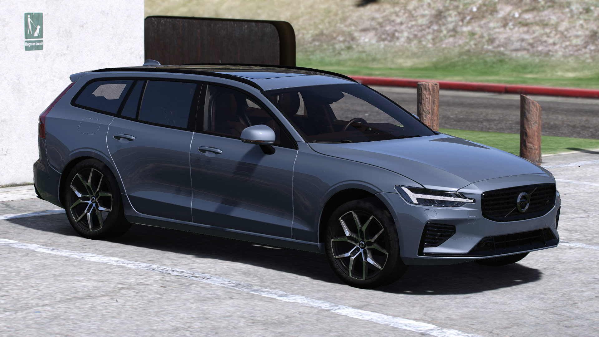 Volvo V60 2020, AO, Boot, Dynamic Indicators HQ Exterior + Interior For GTA 5