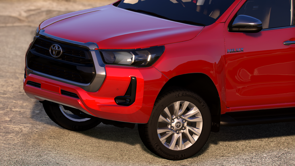 Toyota Hilux 2024 HQ Exterior + Interior For GTA 5