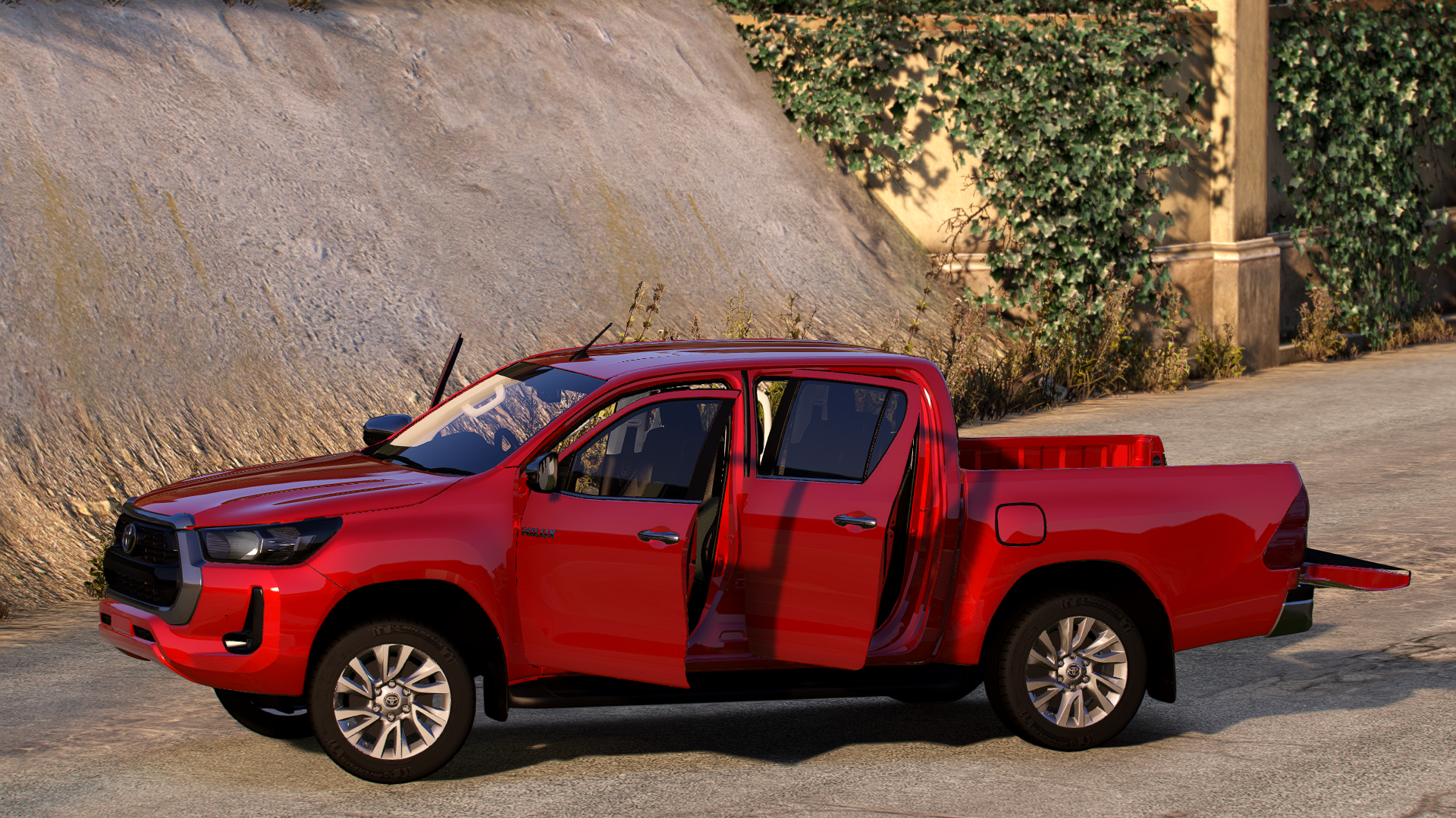 Toyota Hilux 2024 HQ Exterior + Interior For GTA 5