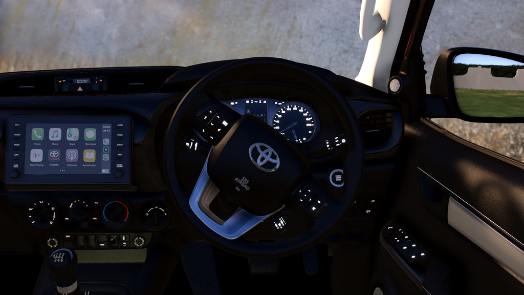 Toyota Hilux 2024 HQ Exterior + Interior For GTA 5