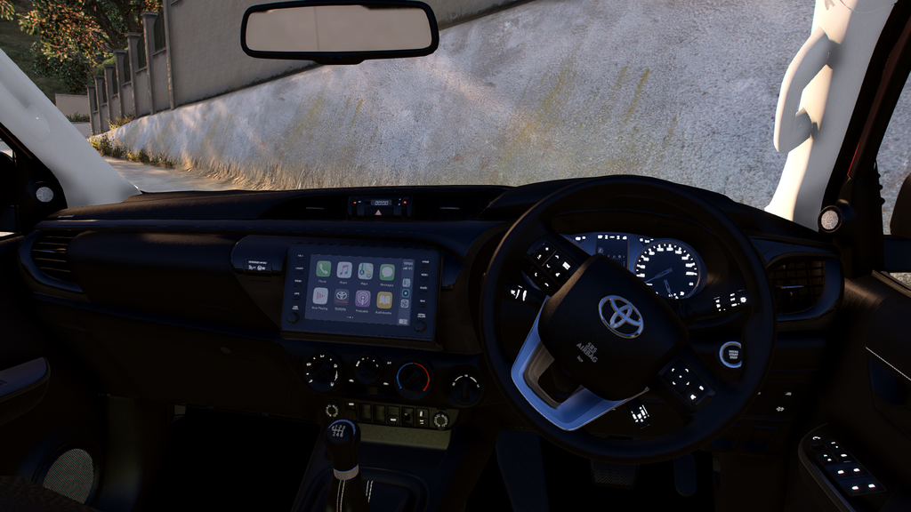 Toyota Hilux 2024 HQ Exterior + Interior For GTA 5