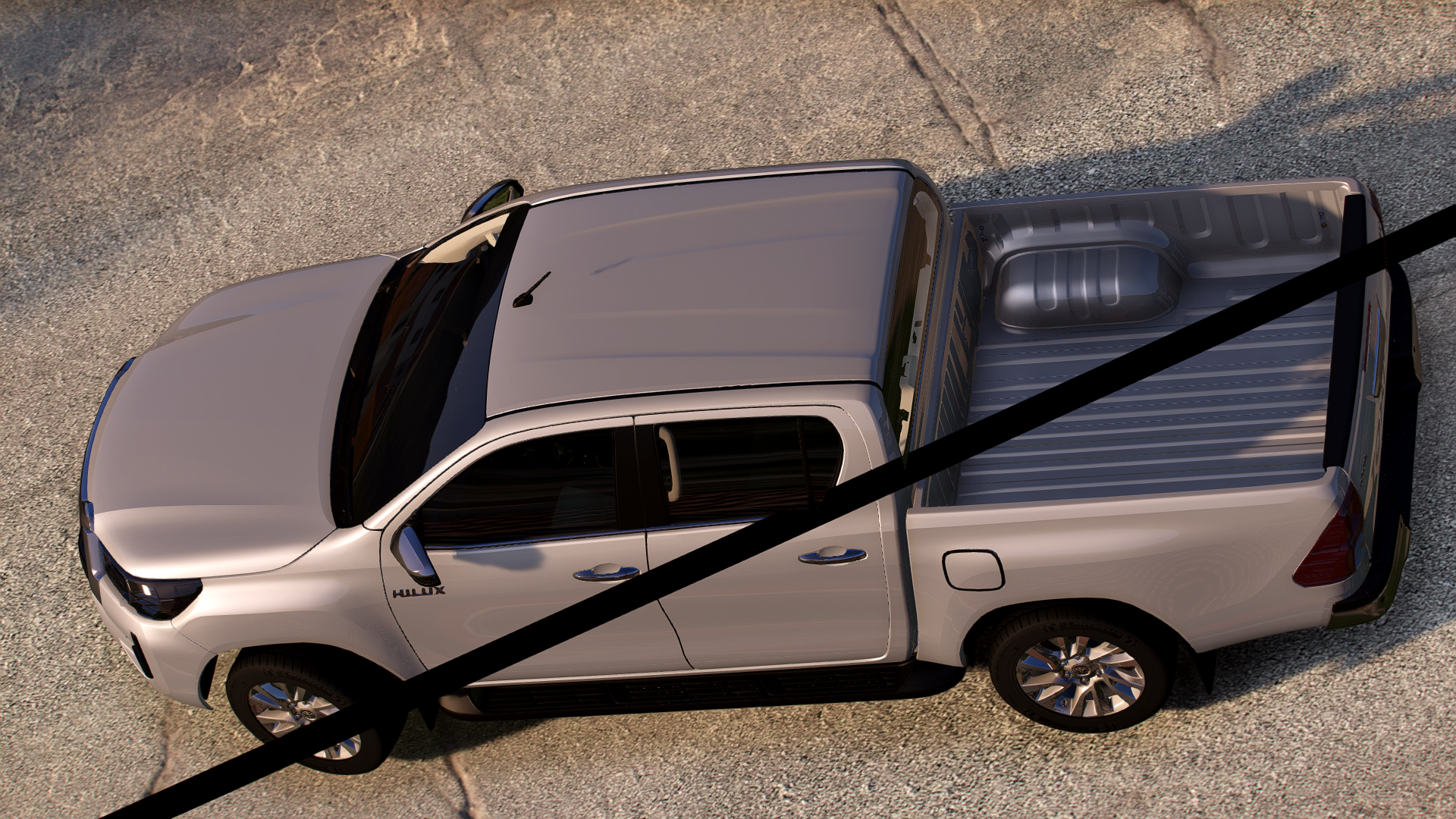 Toyota Hilux 2024 HQ Exterior + Interior For GTA 5