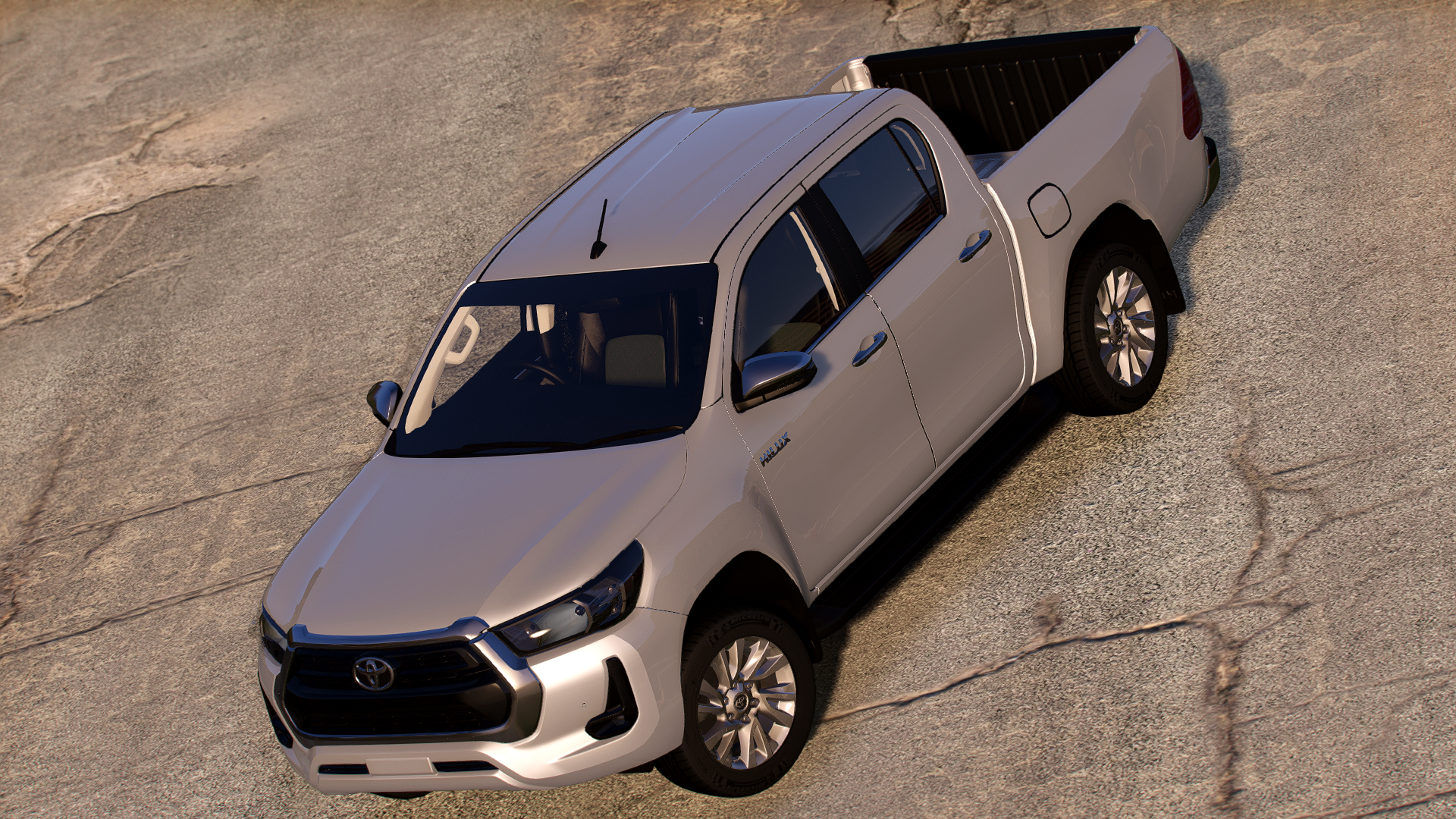 Toyota Hilux 2024 HQ Exterior + Interior For GTA 5
