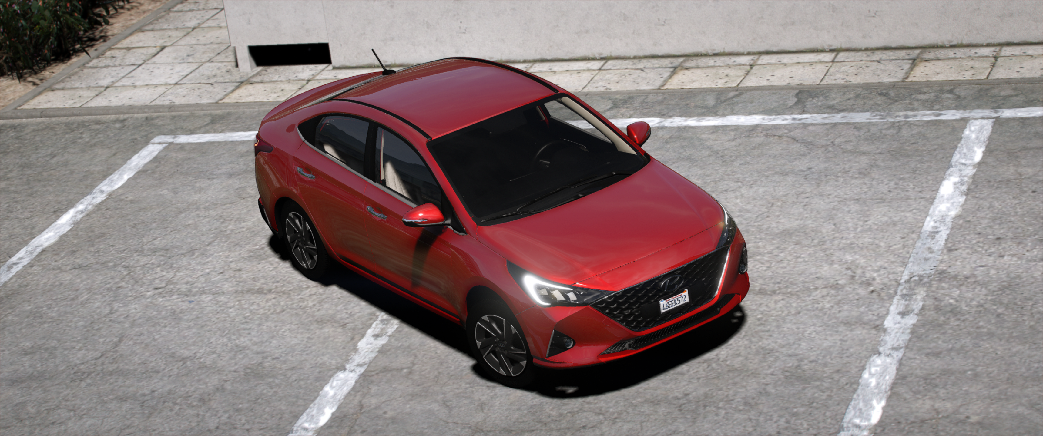Hyundai Verna 2022 HQ Exterior + Interior For GTA 5