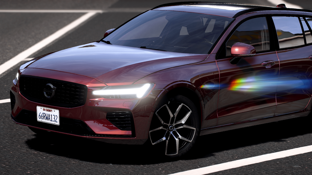 Volvo V60 2020, AO, Boot, Dynamic Indicators HQ Exterior + Interior For GTA 5