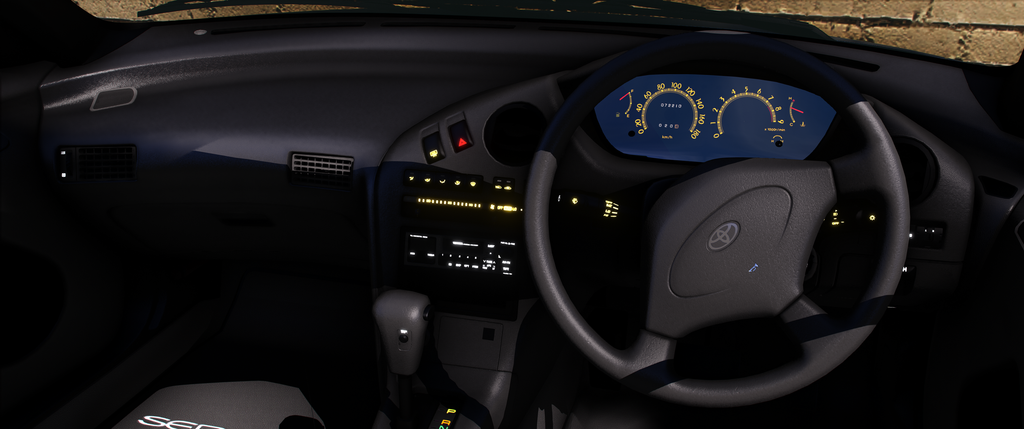 Toyota Sera 2003 HQ Interior+Engine+Boot For GTA 5