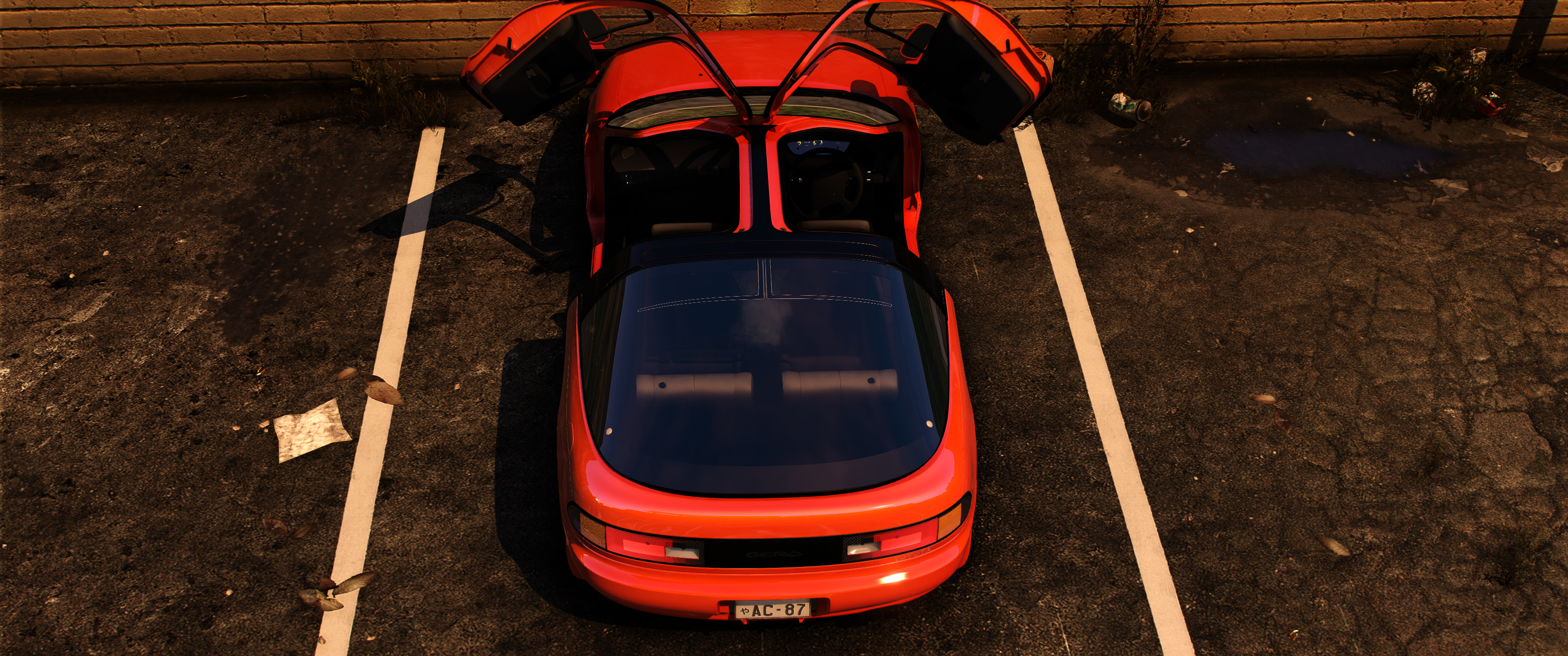 Toyota Sera 2003 HQ Interior+Engine+Boot For GTA 5