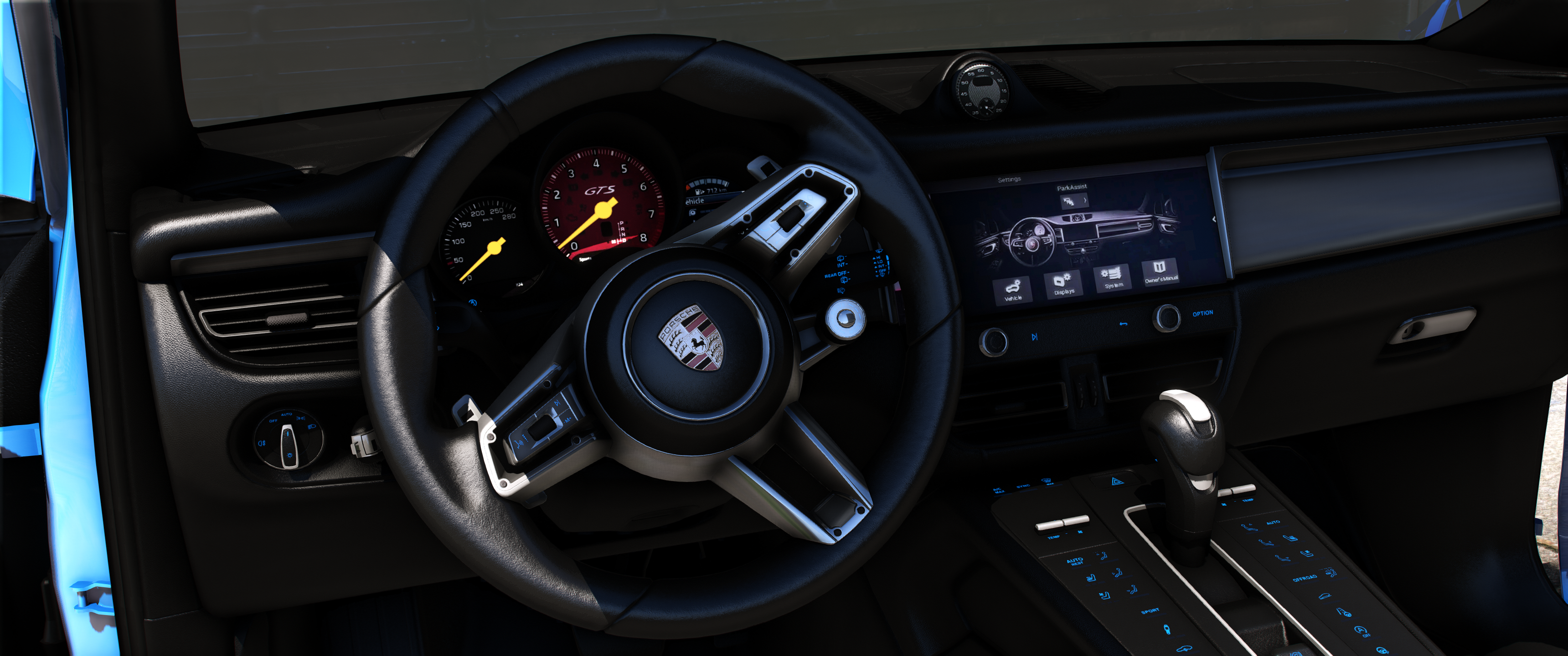 Porsche Macan GTS 2024 HQ Engine + Interior + Boot