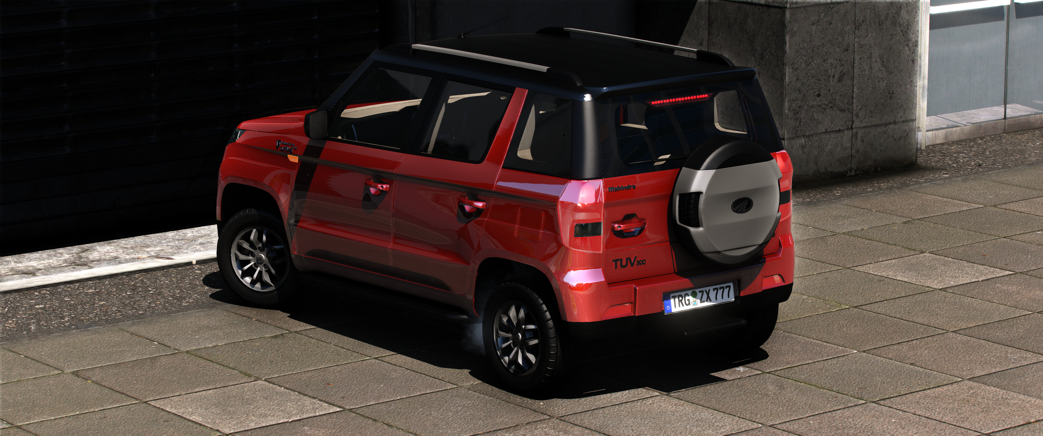 Mahindra TUV 300 2018 HQ Interior + Boot + RHD