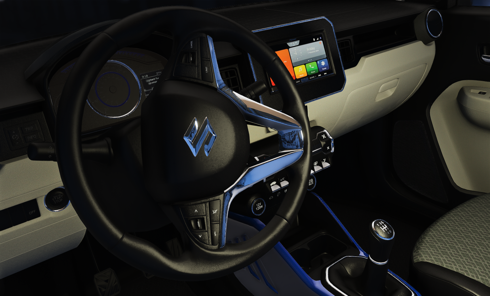 Maruti Ignis 2022 HQ Exterior + Interior For GTA 5