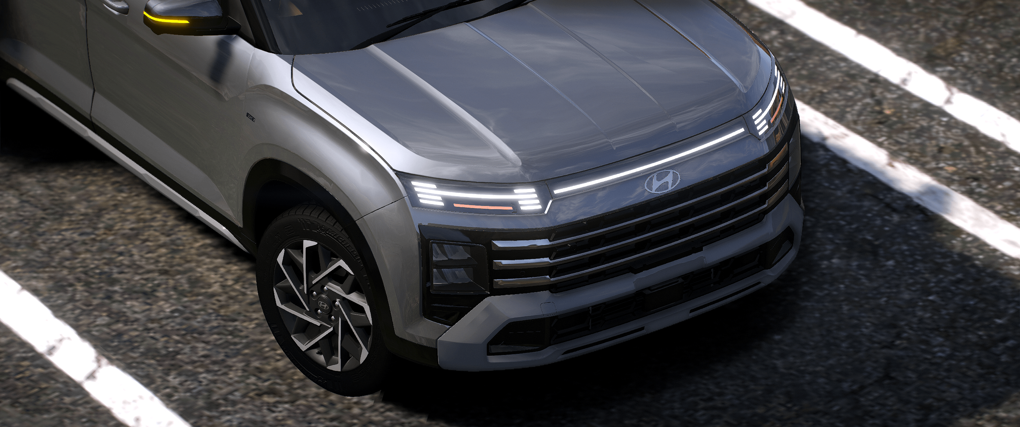 Hyundai Alcazar 2025 HQ Exterior + Interior For GTA 5