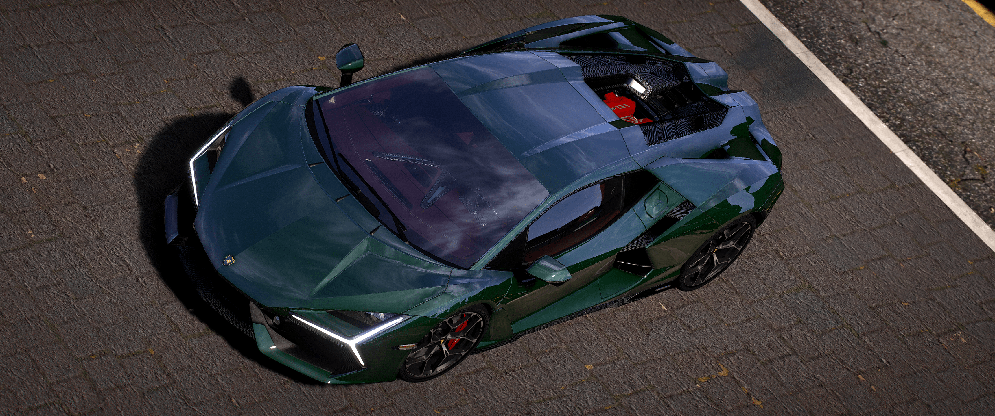 Lamborghini Revuelto 2024, Working Spoiler + HQ Interior + Exterior + Engine + Boot