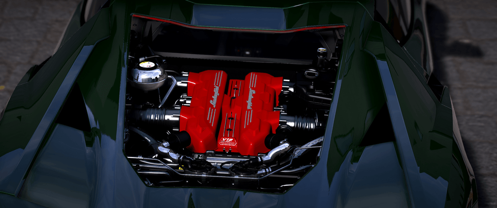 Lamborghini Revuelto 2024, Working Spoiler + HQ Interior + Exterior + Engine + Boot