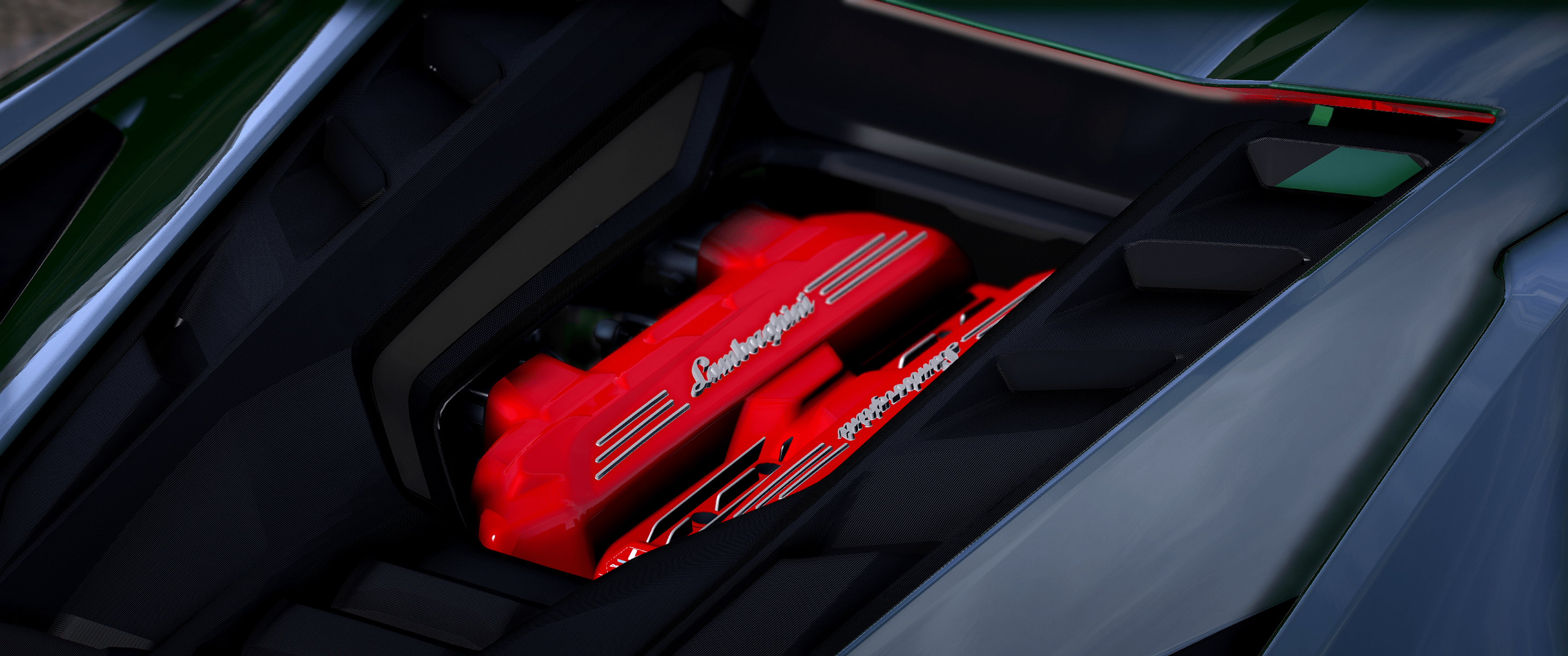 Lamborghini Revuelto 2024, Working Spoiler + HQ Interior + Exterior + Engine + Boot