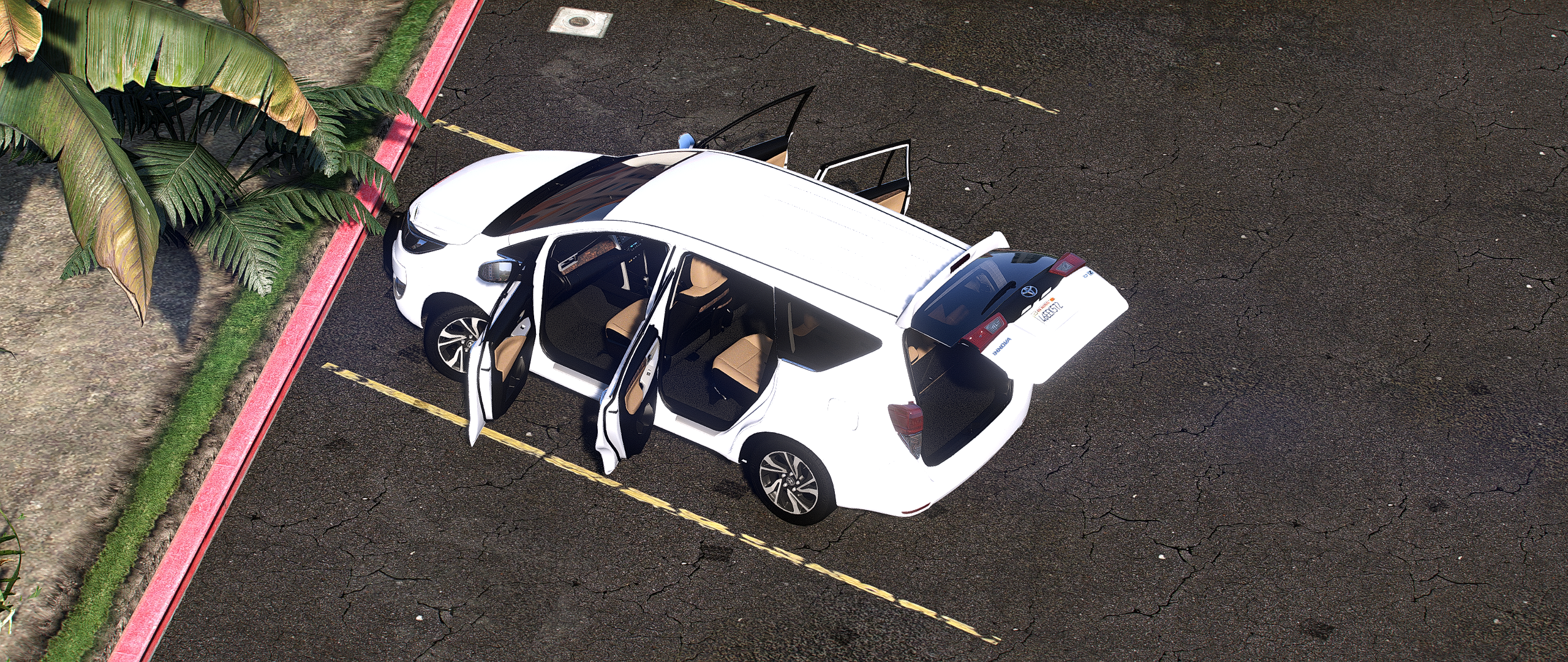 Toyota Innova Crysta 2025 Political Edition HQ Exterior + Interior For GTA 5