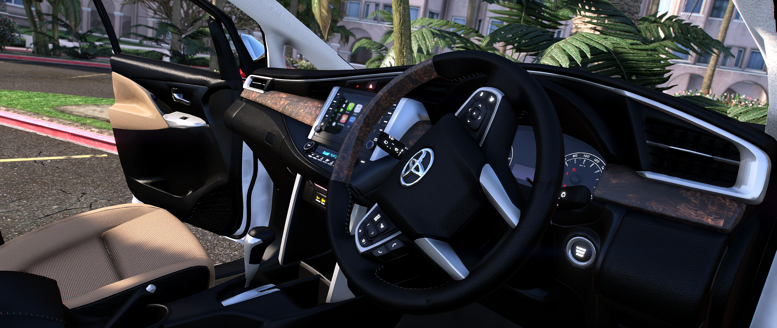 Toyota Innova Crysta 2025 Political Edition HQ Exterior + Interior For GTA 5