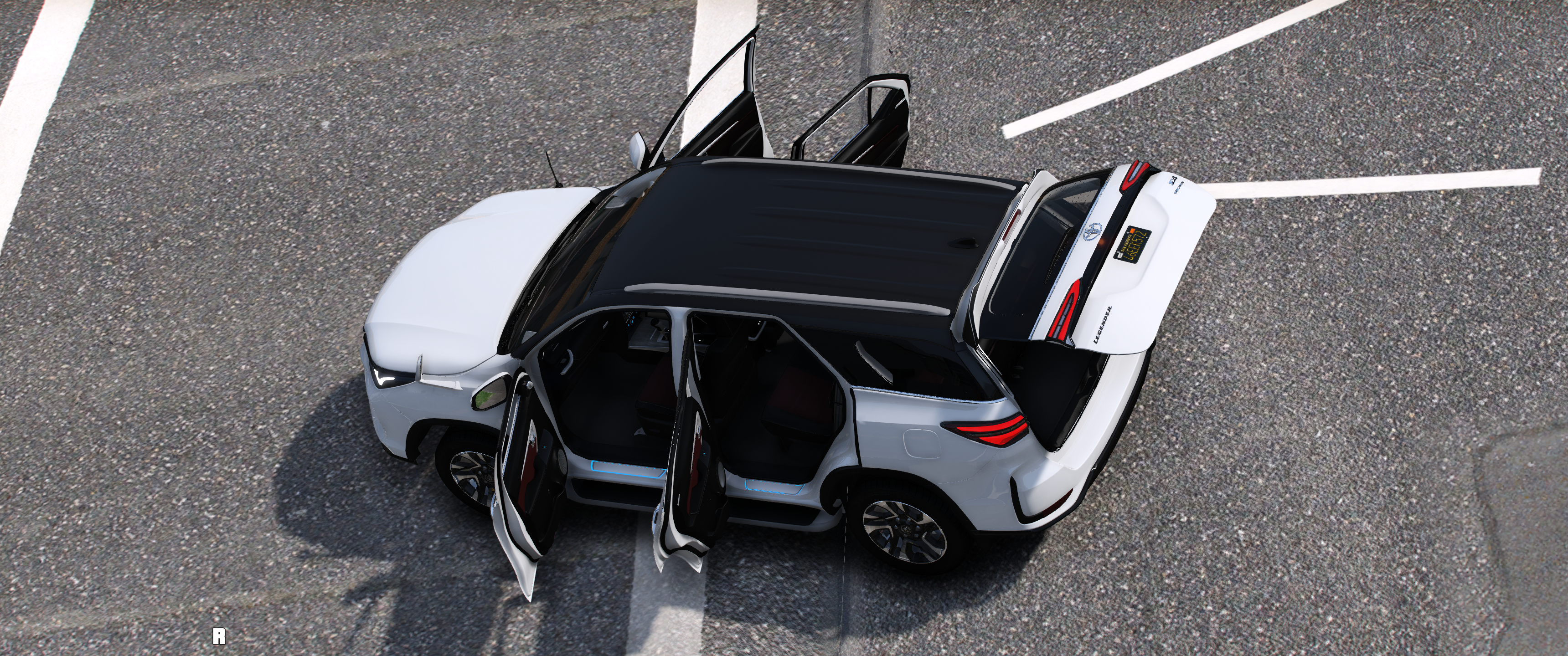 Toyota Fortuner Legender 2025 Neodrive HQ Interior For GTA 5