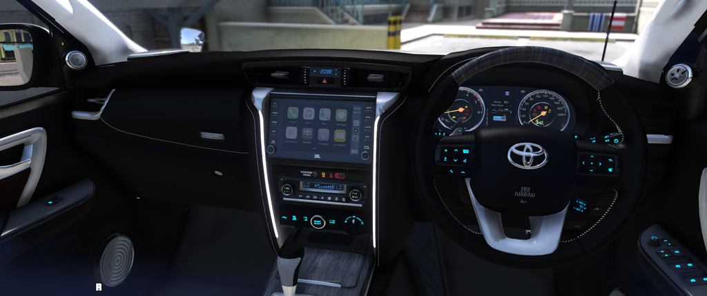 Toyota Fortuner Legender 2025 Neodrive HQ Interior For GTA 5