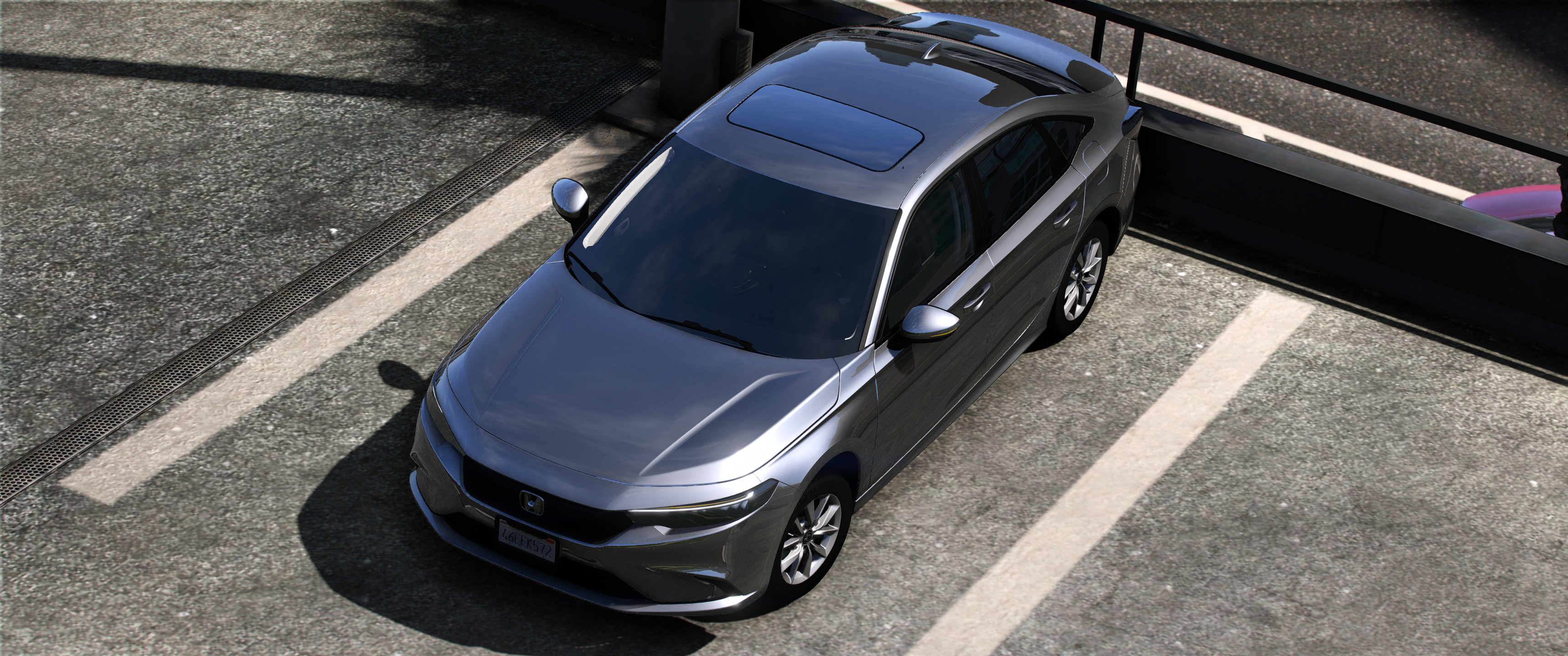 Honda Integra 2021 HQ Interior + Engine + Boot For GTA 5