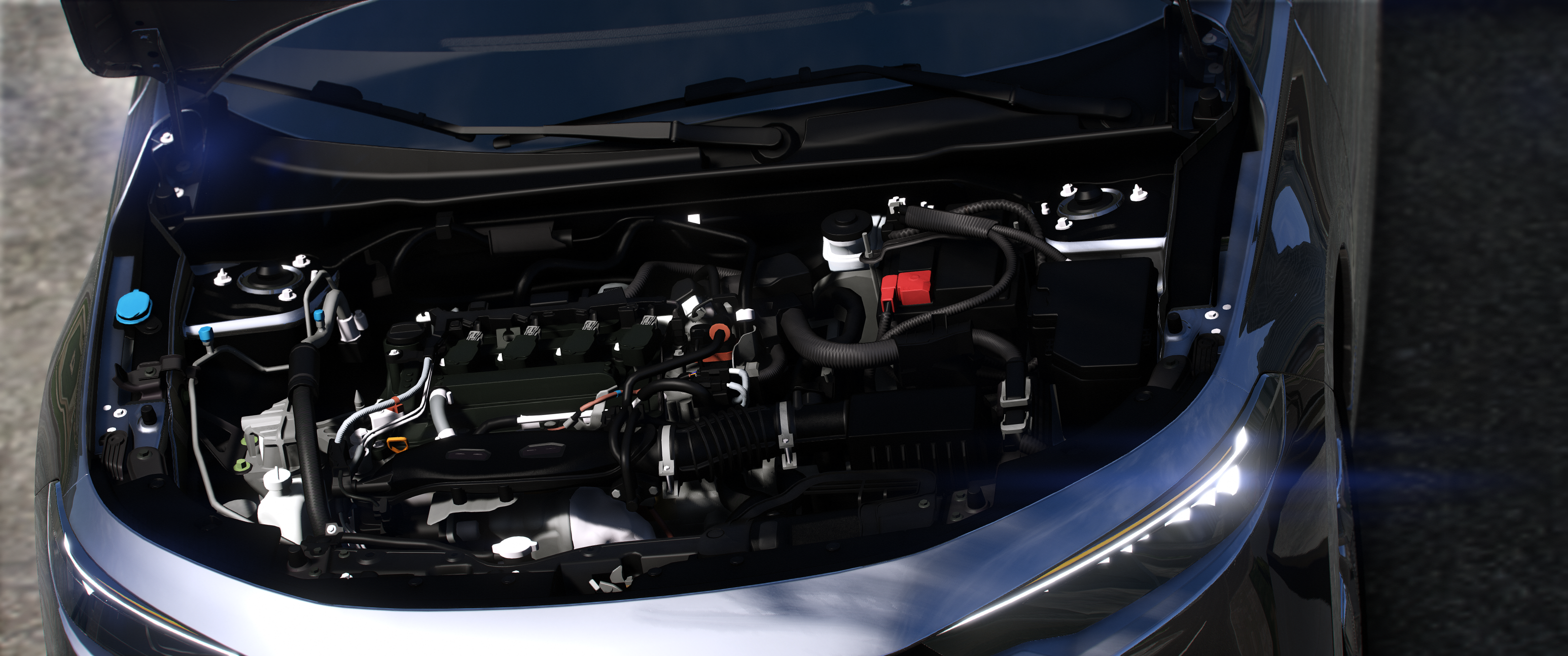 Honda Integra 2021 HQ Interior + Engine + Boot For GTA 5