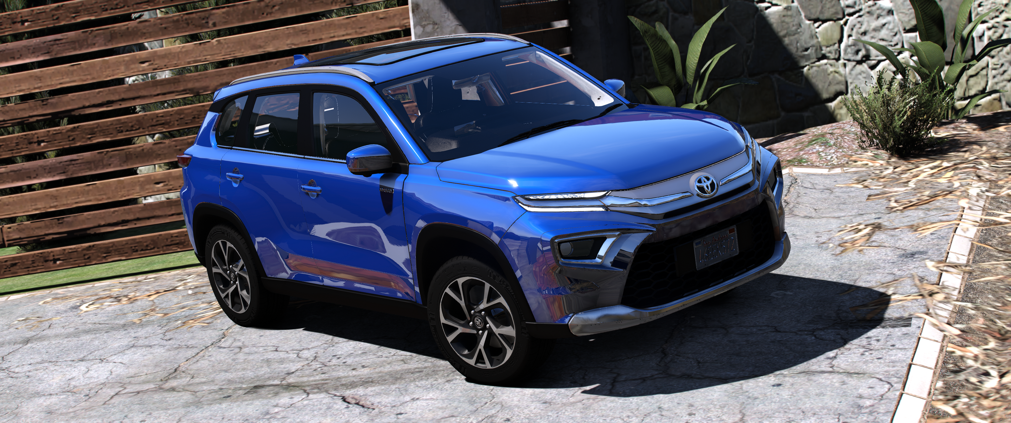 Toyota Hyryder 2024 HQ Interior + Boot for GTA 5