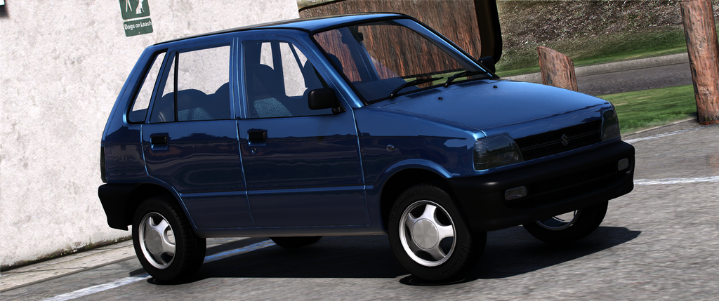 Maruti 800 2007 HQ Interior + Boot [Addon | Extras]