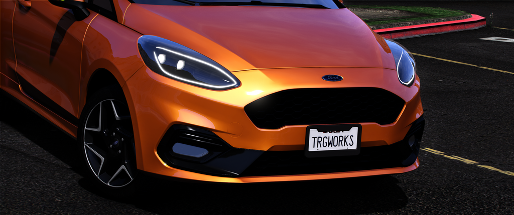 Ford Fiesta 2019 ST HQ Engine + Boot + Interior For GTA 5