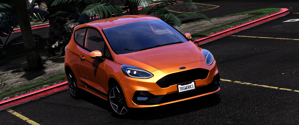 Ford Fiesta 2019 ST HQ Engine + Boot + Interior For GTA 5
