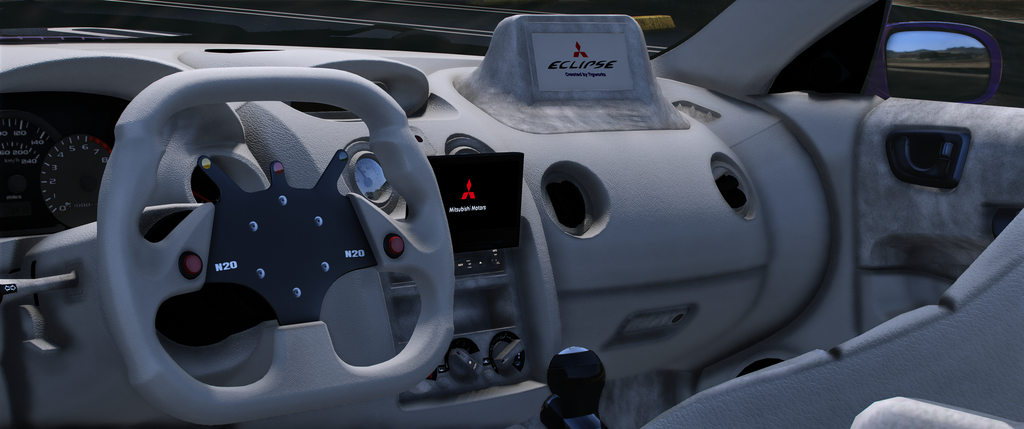 Mitsubishi Eclipse Spyder GTS 2003 From 2Fast2Furious HQ Interior + Engine + Boot