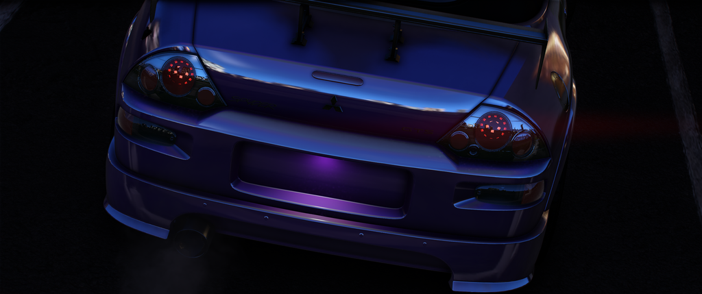 Mitsubishi Eclipse Spyder GTS 2003 From 2Fast2Furious HQ Interior + Engine + Boot