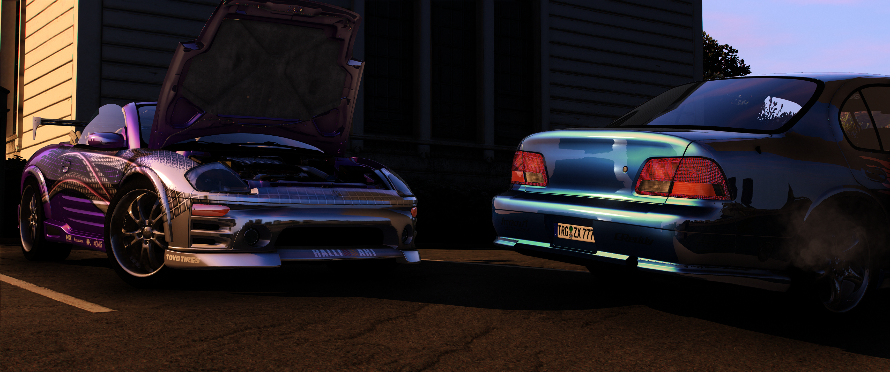 Mitsubishi Eclipse Spyder GTS 2003 From 2Fast2Furious HQ Interior + Engine + Boot