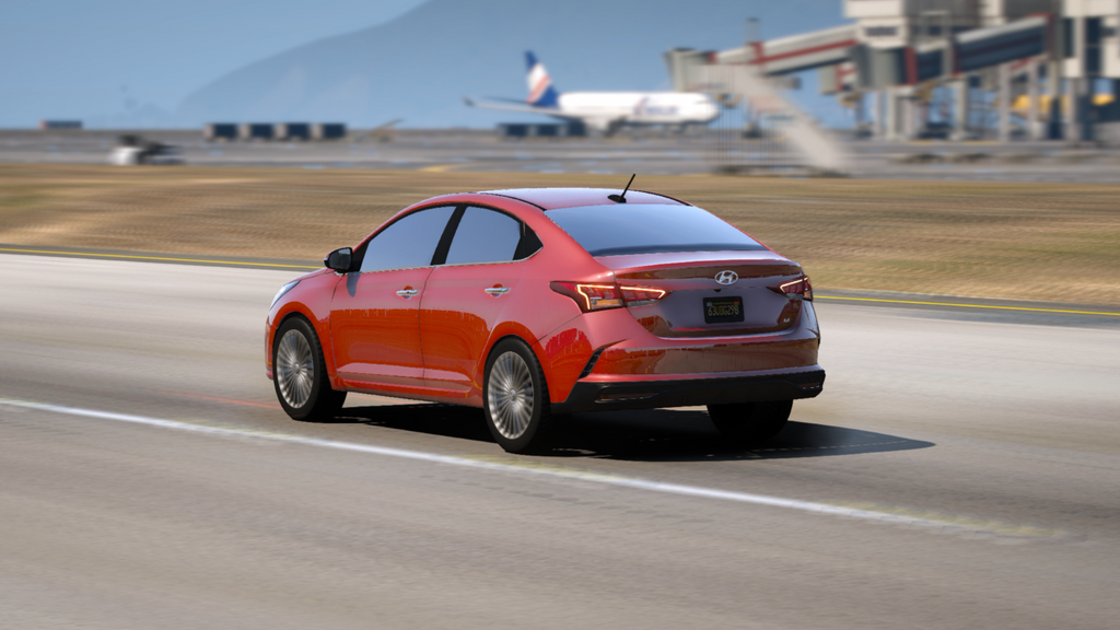 Hyundai Verna 2022 HQ Exterior + Interior For GTA 5