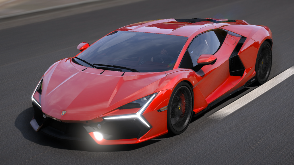 Lamborghini Revuelto 2024, Working Spoiler + HQ Interior + Exterior + Engine + Boot