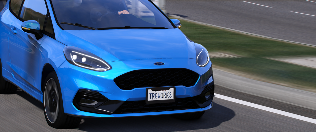Ford Fiesta 2019 ST HQ Engine + Boot + Interior For GTA 5