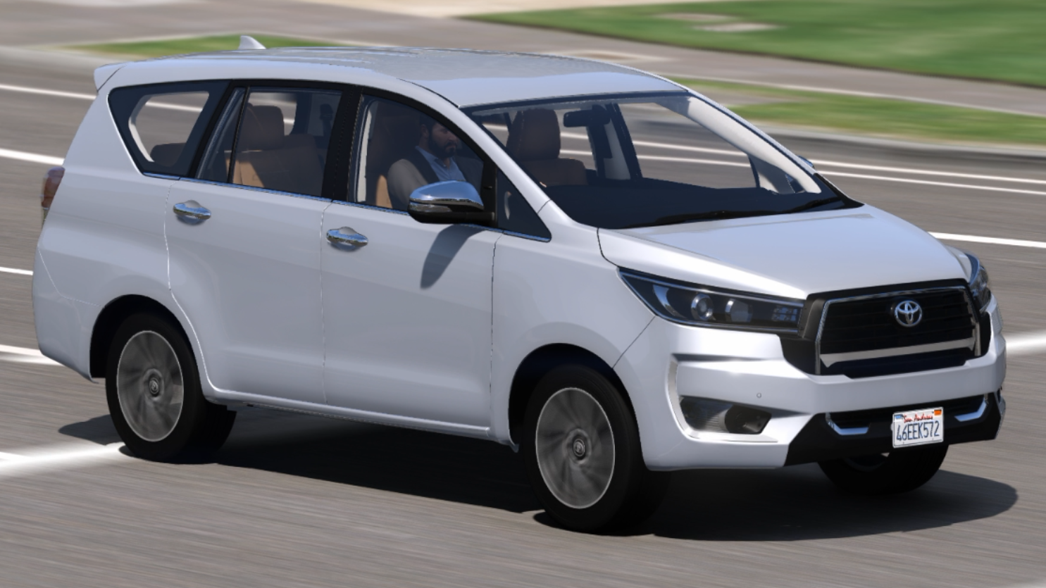 Toyota Innova Crysta 2025 HQ Exterior + Interior For GTA 5
