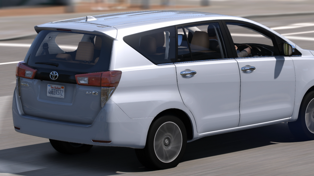 Toyota Innova Crysta 2025 HQ Exterior + Interior For GTA 5